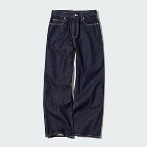 Uniqlo Baggy Jeans. Dark rinse. New without tags